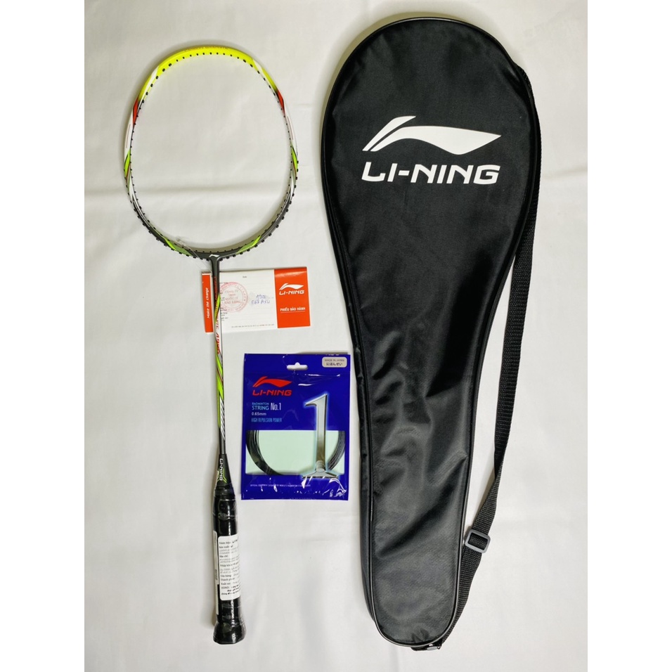 1 Cây Vợt Cầu Lông Lining A900 ( tặng Cước Chính Hãng Lining N01 + Công Căng Vợt + bao Đựng Vợt )