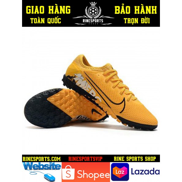 (HÀNG THAILAND) GIÀY BÓNG ĐÁ SÂN CỎ NHÂN TẠO 𝗡𝗶𝗸𝗲 Mercurial Vapor 13 Pro VÀNG.TF.CAM KẾT Y HÌNH-CAM KẾT HÀNG