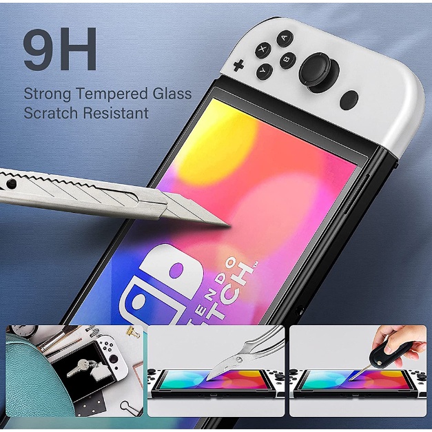 Kính Cường Lực Máy Game Nintendo Switch Oled