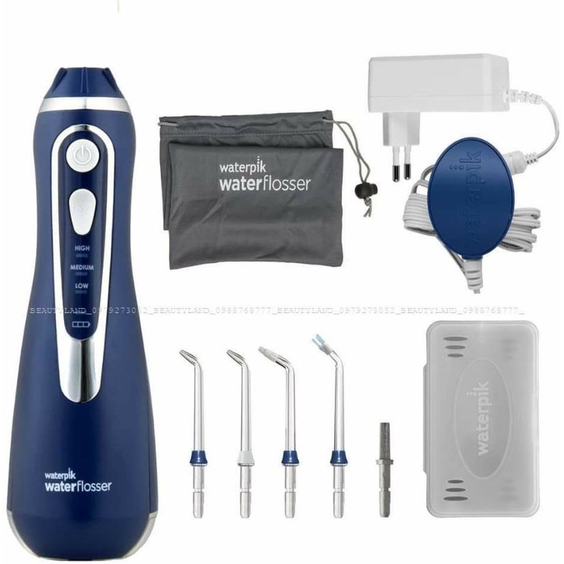 Tăm nước không dây Waterpik Cordless Water Flosser WP-560