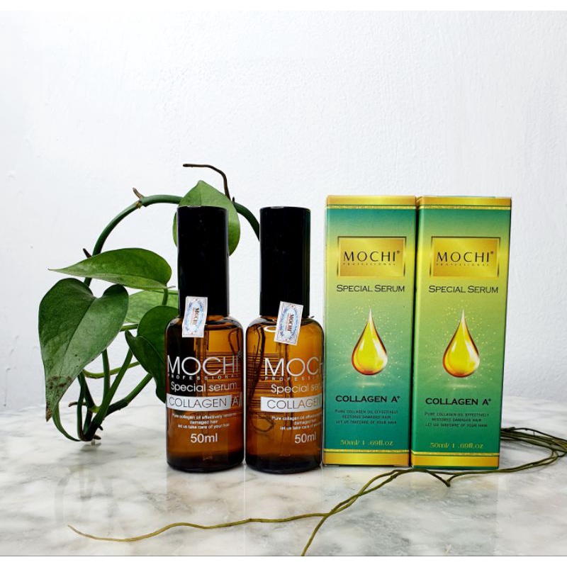 Tinh dầu, dầu dưỡng tóc Mochi collagen A+ 50ml, serum dưỡng tóc uốn nhuộm, dưỡng tóc mềm mượt thơm lâu