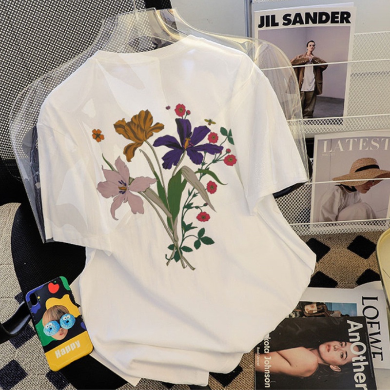 NRVP Áo Thun Tay Ngắn Cổ Tròn Thời Trang Mùa Hè Phong Cách Hàn Quốc 2022