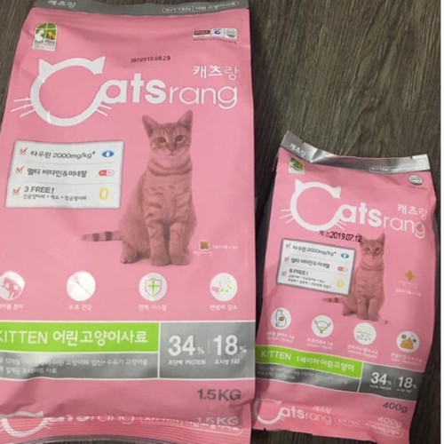 (EASY10T8 MUA NHIỀU GIẢM 15%) Catsrang Kitten 400g_Thức ăn hạt cho mèo