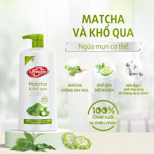 Sữa Tắm Lifebuoy 850gr Detox Và Sạch Sâu Khỏi Bụi Mịn Pm2.5 Detox 100% Từ Thiên Nhiên Diệt Khuẩn  | BigBuy360 - bigbuy360.vn