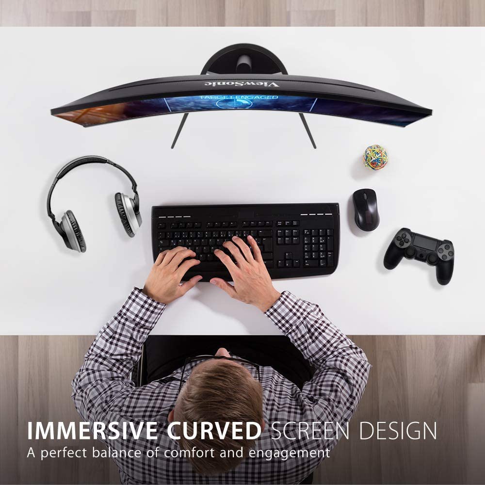 Màn hình cong gaming ViewSonic VX3268-2KPC-MHD 32" VA QHD 144Hz 1ms Freesync HDMI/DP (Đen) | BigBuy360 - bigbuy360.vn
