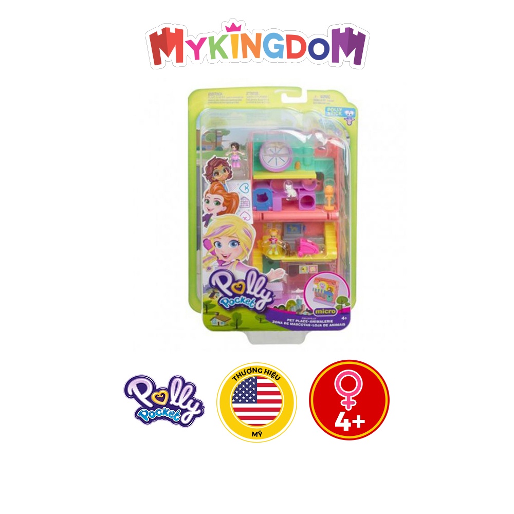 Đồ Chơi POLLY POCKET Cửa Hàng Thú Cưng Vui Nhộn GKL55/GGC29