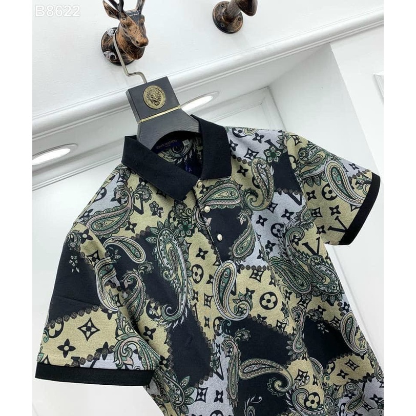Áo phông nam - Áo polo nam 3D lá chất poly cotton cá sấu có Fullsize - AC24