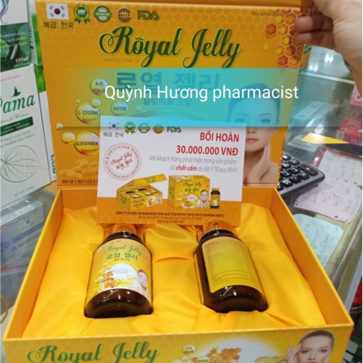 Viên uống ROYAL JELLY Evening Prime Oil giúp đẹp da chống lão hóa