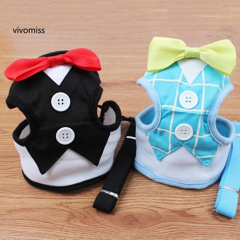 Bộ Áo Vest Kèm Dây Dắt Cho Thú Cưng