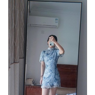 Sườn xám cách tân dáng ôm body quyến rũ cho nữ