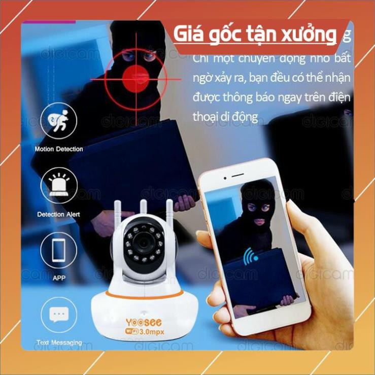 [FreeShip - Bán sỉ] Camera IP YooSee 3.0mpx - Ultra HD 2K Siêu nét Bảo hành 12 tháng | BigBuy360 - bigbuy360.vn