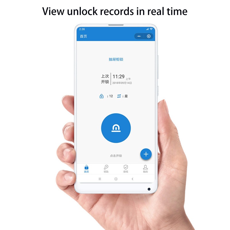 Khóa Ngăn Kéo Tủ Thông Minh E Không Chìa Khóa BT4 0 APP Chống Trộm