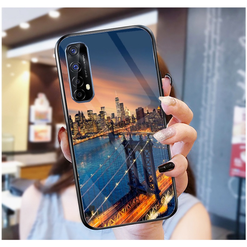 Ốp Lưng REALME C17, REALME 7,7i, 7 PRO Ốp kính bóng cao cấp mới nhất