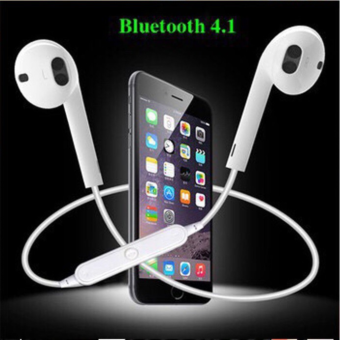 Tai Nghe Bluetooth Thể Thao S6 Sports Headset có Míc đàm thoại