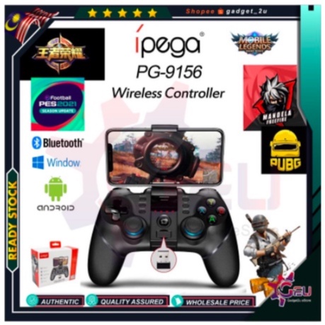 Tay cầm chơi game IPEGA PG-9156 Bluetooth + 2.4G cho điện thoại Android và IOS