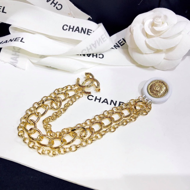 [HÀNG MỚI VỀ] Cài Áo Chanel xích