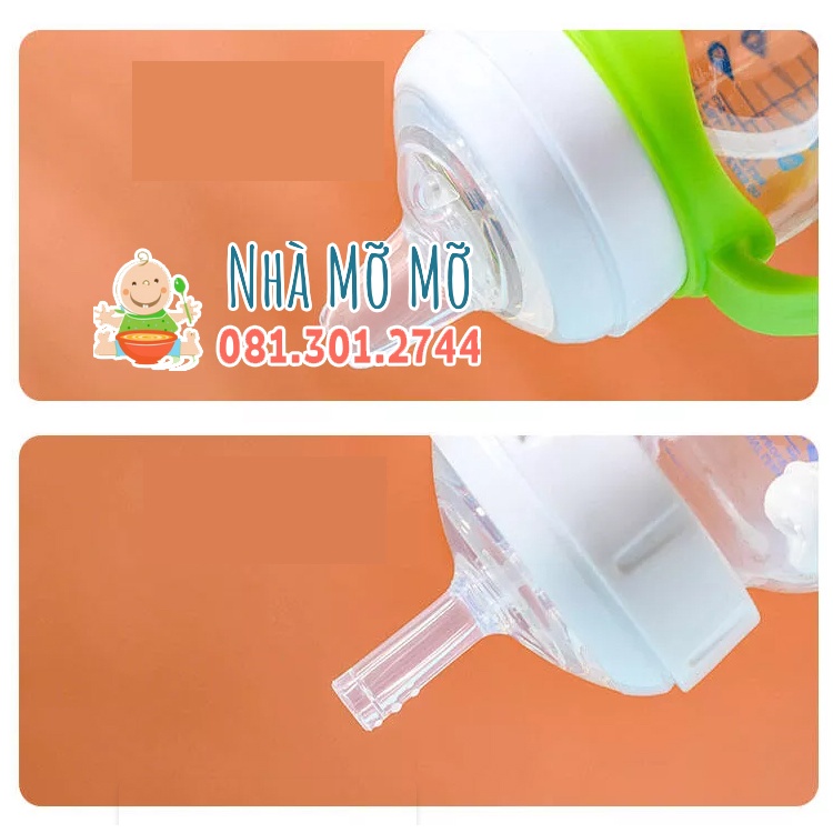 Ống tập hút bình sữa Dr Brown cho bé tập hút nước hút sữa - Nhà Mỡ