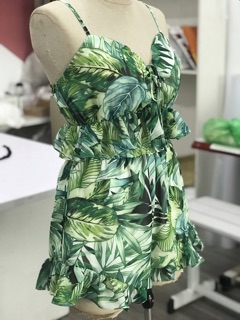 Set bộ voan mát xanh