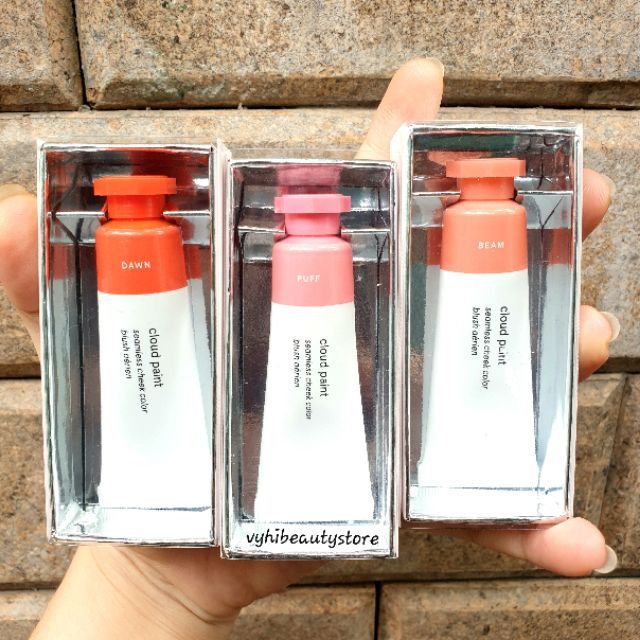 Má hồng dạng kem Glossier Cloud Paint