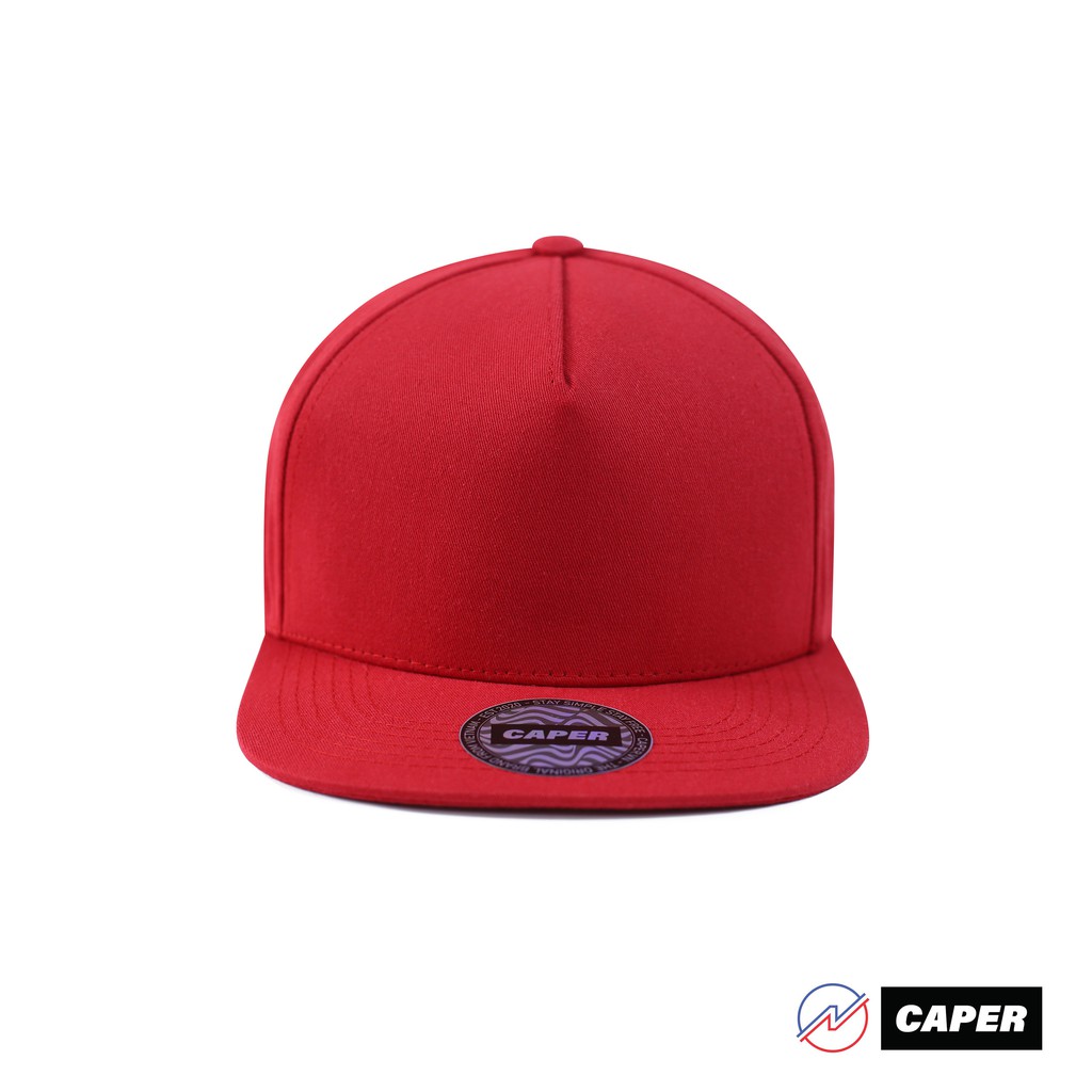 Mũ nón snapback chính hãng Caper trơn phong cách basic vải khaki nhiều màu