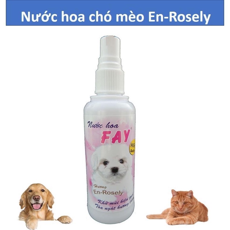 [MẪU MỚI ]Nước Hoa FAY Thơm Lâu cho Thú Cưng 100ml
