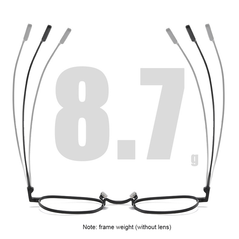 Gọng Kính Thời Trang Retro Bằng Titanium 80802