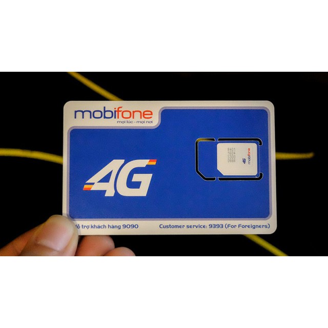 Sim 4G Mobile siêu ưu đãi - miễn phí 120gb tháng tặng 1000 phút nội mạng, 50 phút ngoại mạng