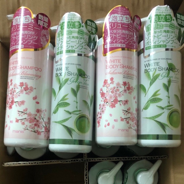 SỮA TẮM WHITE BODY SHAMPOO MANIS (MẪU MỚI)