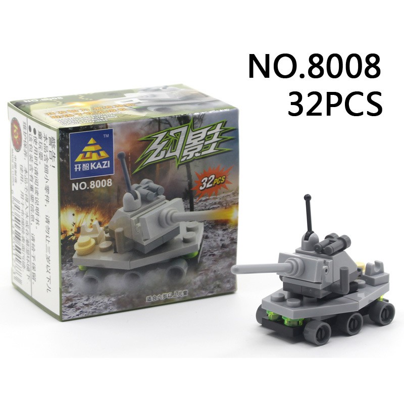 Lego Xe Quân Sự Mini - Mô Hình Xe Quân Sự Giá Rẻ Kích Thích Trí Sáng Tạo Cho Bé [ 25-30 mảnh] Molangshop