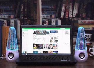 Loa nhạc nước hình viên đạn