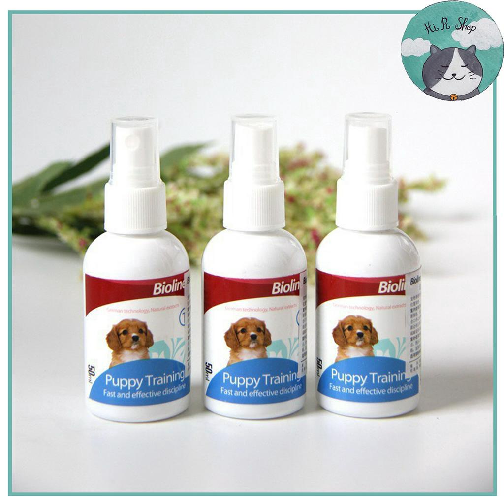 Lọ Xịt Vệ Sinh Đúng Chỗ Puppy Trainer Của Bioline Chó Chó Mèo Huấn Luyện Thú Cưng Đi Vệ Sinh