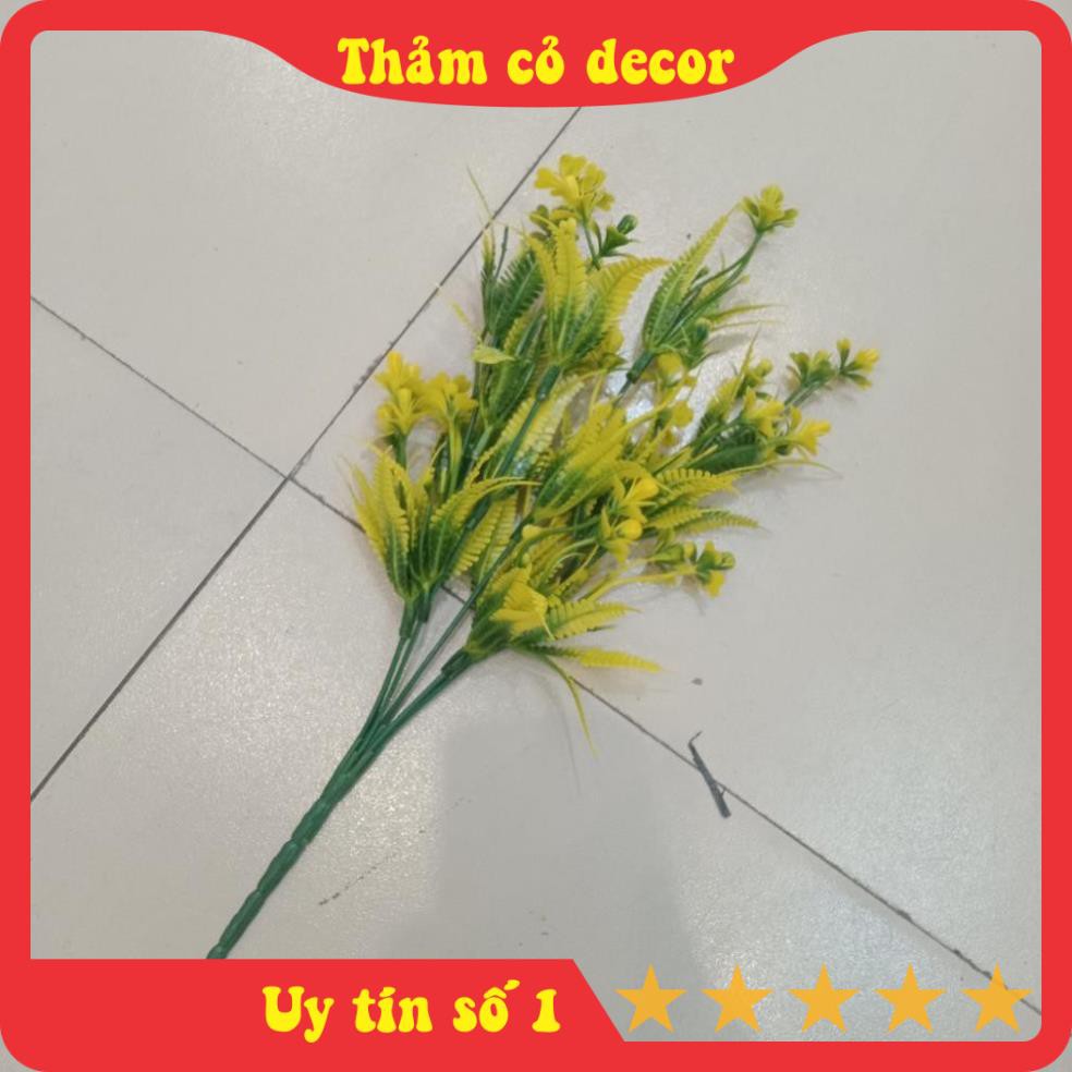 Cỏ giả, cụm lá điểm, sim, đinh lăng, sỉ đỏ, nhị len, cúc mi, cúc sao, điểm đá trang trí chậu hoa, thảm cỏ nhân tạo