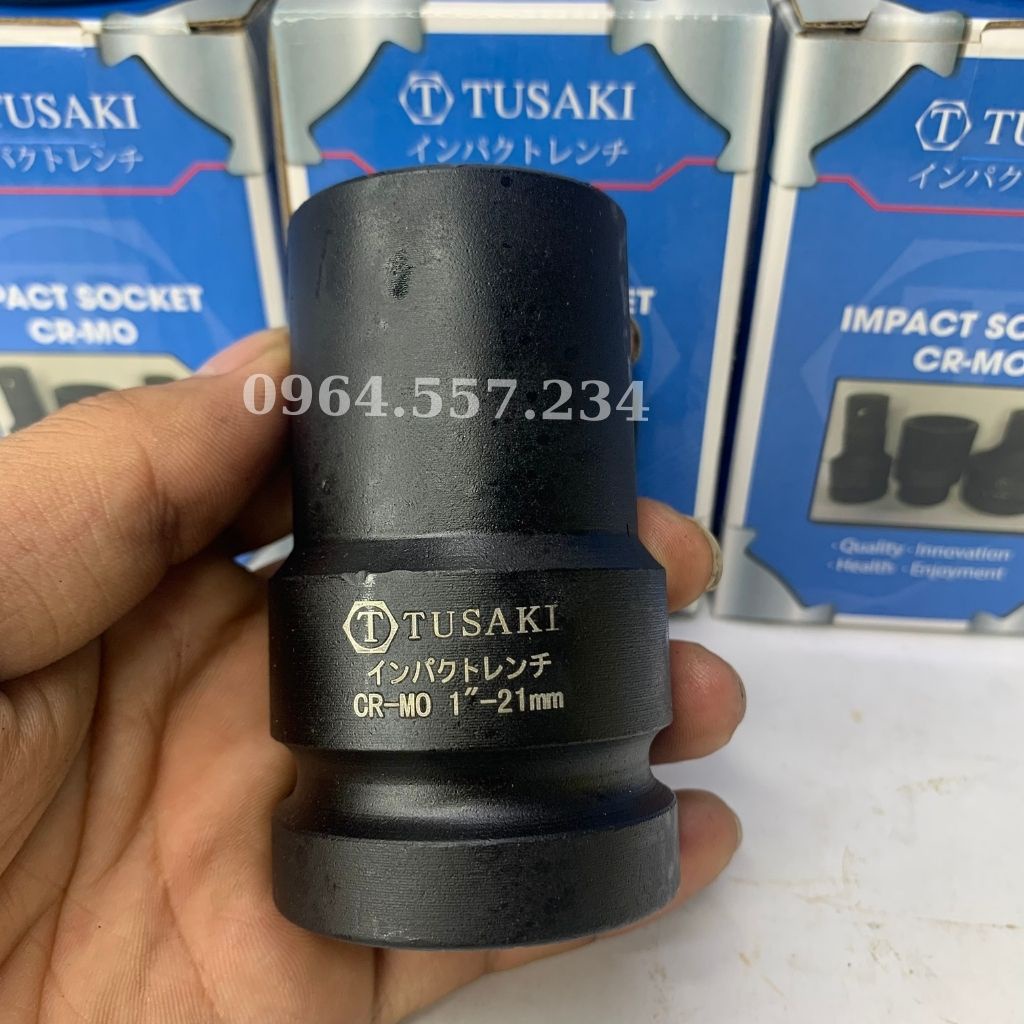 Đầu khẩu 1 inch vuông, Đầu Túy vuông Cao Cấp TUSAKI-JAPAN