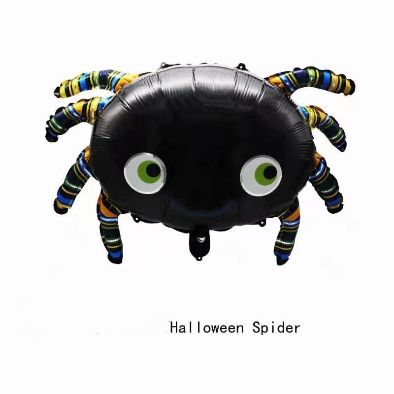 Bong bóng lá nhôm chủ đề Halloween trang trí tiệc tùng tiện dụng