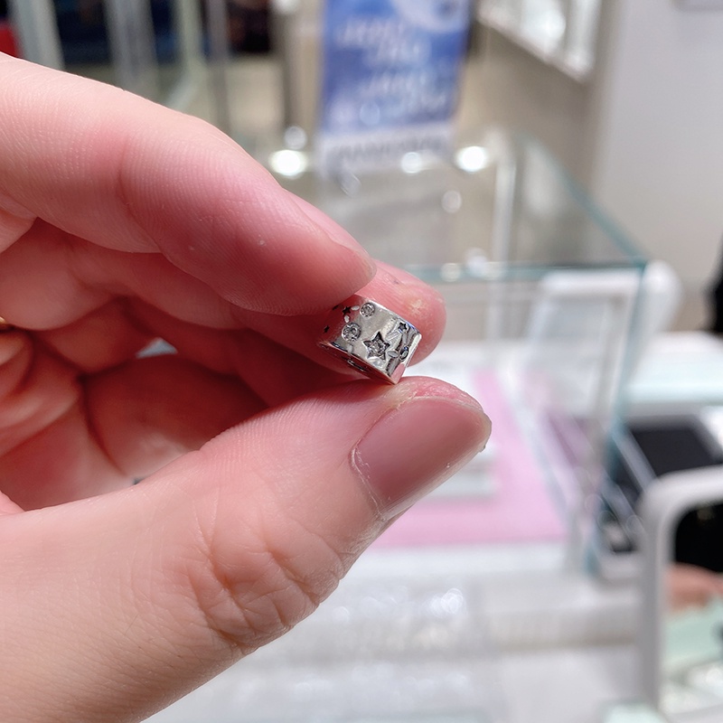 Hạt làm trang sức họa tiết dải ngân hà loại kẹp mới DIY