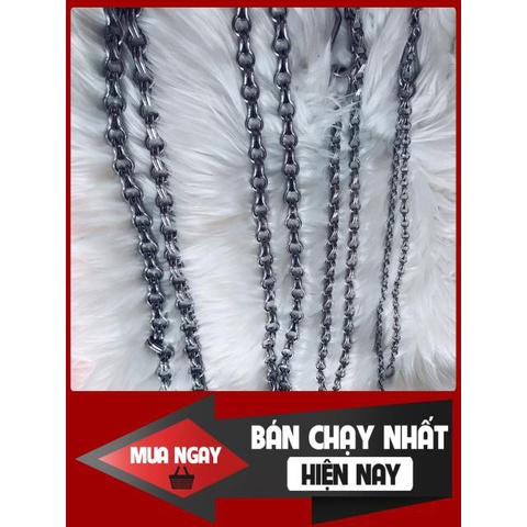 DÂY DẮT CHÓ MÈO - Dây xích inox không gỉ dắt chó mèo 0