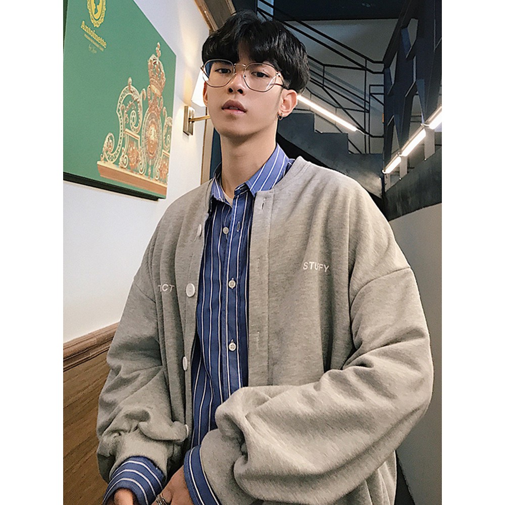 [ORDER] Áo khoác placket len nam ulzzang