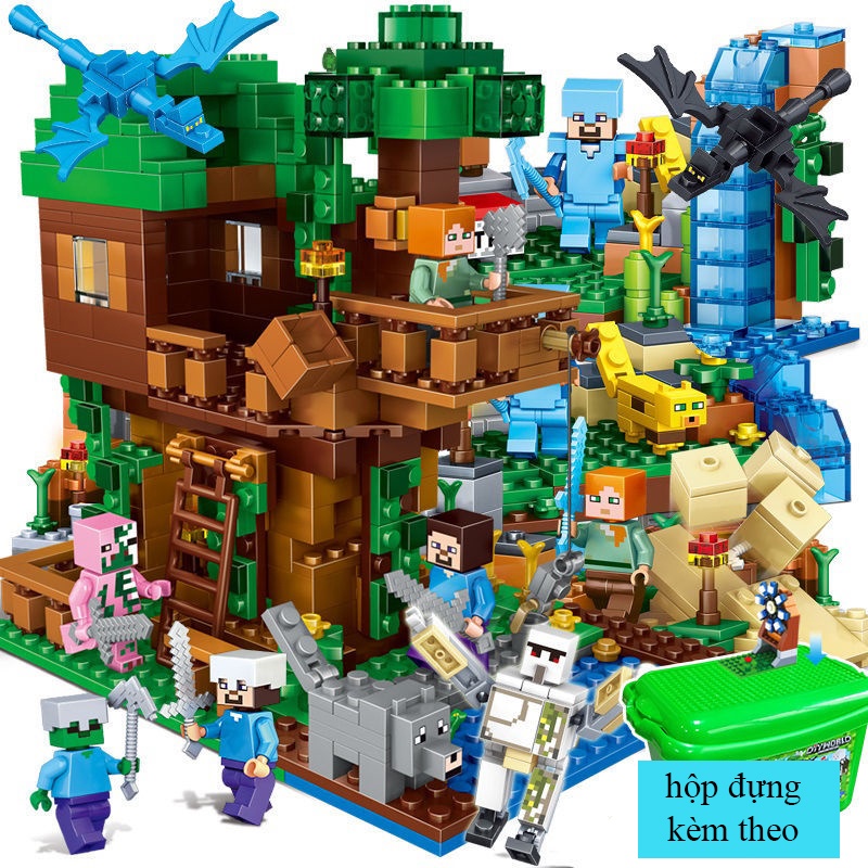 Bộ Đồ Chơi Lắp Ráp Lego Minecraft Cho Bé