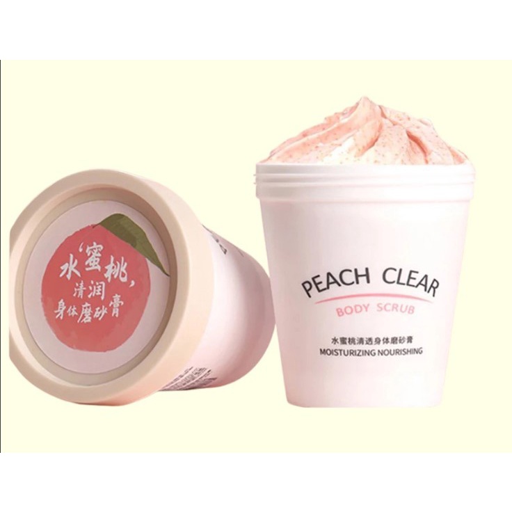 Muối tắm tẩy tế bào chết tẩy da chết chiết xuất đào Peach Clear