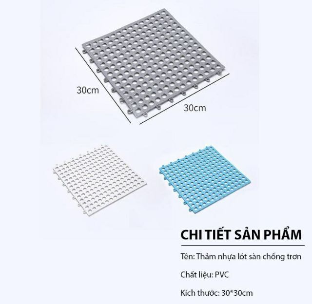 [FREE SHIP] Thảm lót sàn,chống trơn, trượt kích thước 30*30 cm sạch sẽ, thoáng mát, êm chân,an toàn cho trẻ tránh va đập