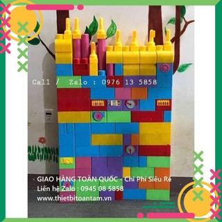 CHẤT LƯỢNG CAO -  Bộ xếp hình  cỡ lớn 78 chi tiết kích thích sự phát triển trí não, sự sáng tạo của bé