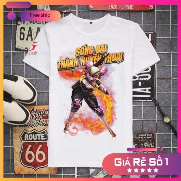 ĐỘC HÓT Áo thun Free Fire - Gái Ngố Ngáo giá tốt nhất