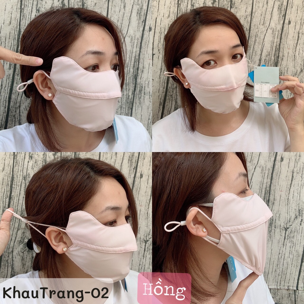 Khẩu Trang đi nắng chống tia UV UFP 50+ - Unisex Nam Nữ đều thích hợp KT02