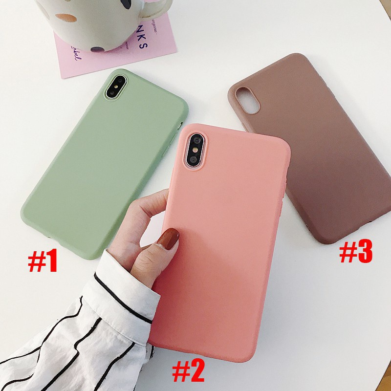 Ốp Điện Thoại TPU Mềm Màu Macaron Cho VIVO 1726 V2040 1716 1808 1814 1820 1815 1929 1714 1902 1901 1906