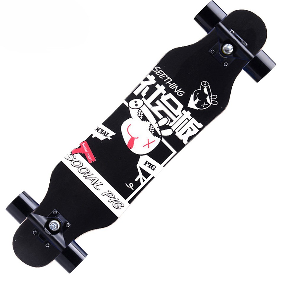 Ván trượt Skateboard gỗ nhám 7 lớp in hình không phát sáng ( Bảo hành 1 đổi 1 trong 7 ngày )