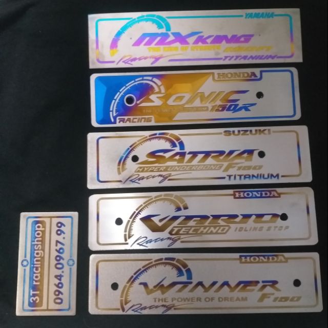 Bảng tên khò titan