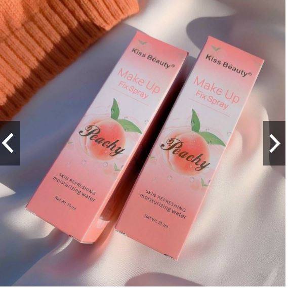 Xịt Giữ Lớp Nền Cố Định Lớp Trang Điểm Kiss Beauty ĐÀO 75ML | BigBuy360 - bigbuy360.vn