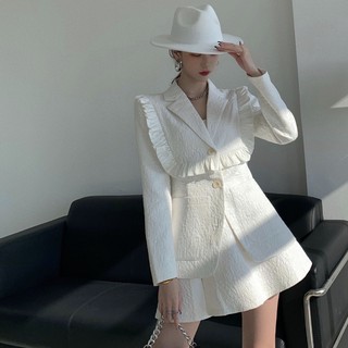 Set bộ trang phục vest nữ ulzzang ak43