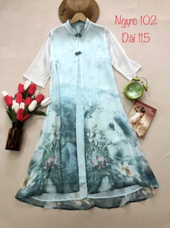 Đầm voan - đầm hoa