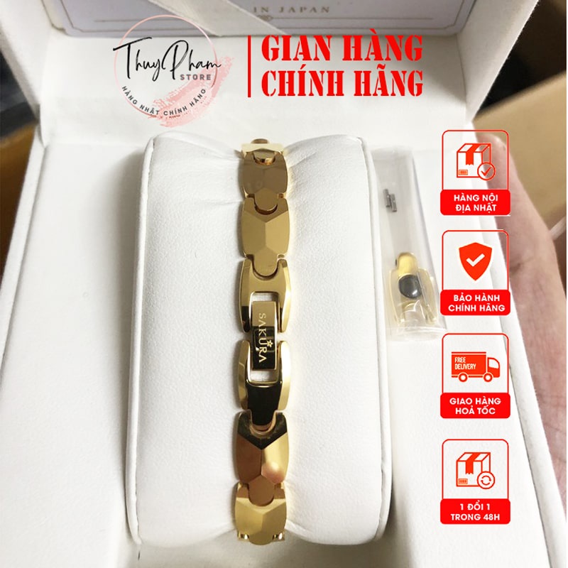 Vòng điều hoà huyết áp SAKURA Nhật Bản - Chính Hãng (Cả Nam và Nữ)